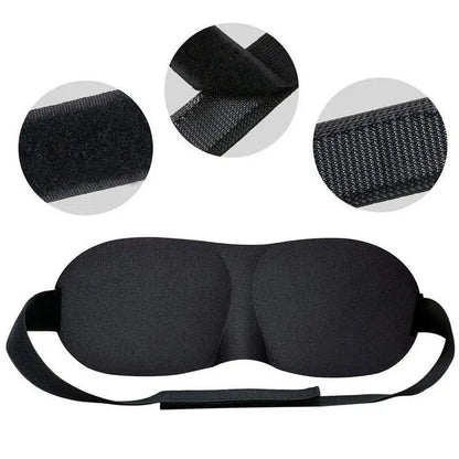 3D Sleep Mask Natural Sleeping Eye Mask Eyeshade Cover Shade Eye Patch Soft Portable Blindfold Travel Eye Shade Sleeping Aid