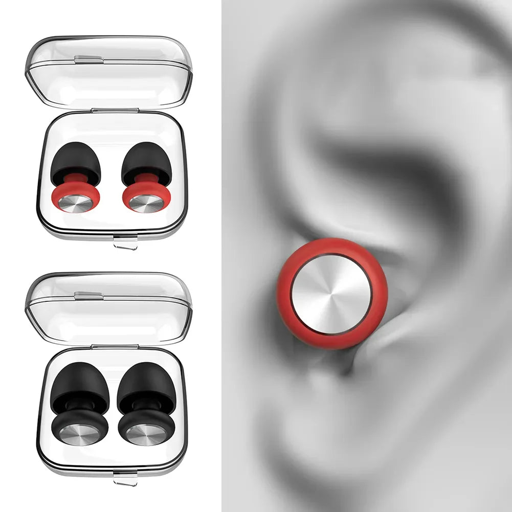 Silicone Soundproof Earplug Anti Noise Sleeping Ear Plugs Sound Insulation Noise Reduction Ear Protection Swimming Earplugs