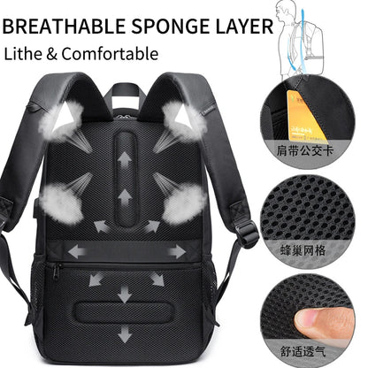 Bange Men's Designer Laptop Bag – School Bags for Boys, Tactical Business & Sports Travel Backpack for Men