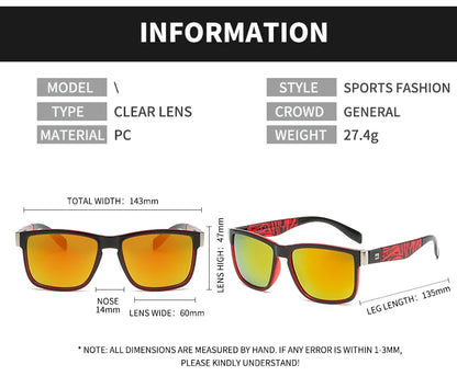 QUIKSILVER Classic Square Sunglasses Men Women Sports Outdoor Beach Surfing Sun Glasses UV400 Goggles