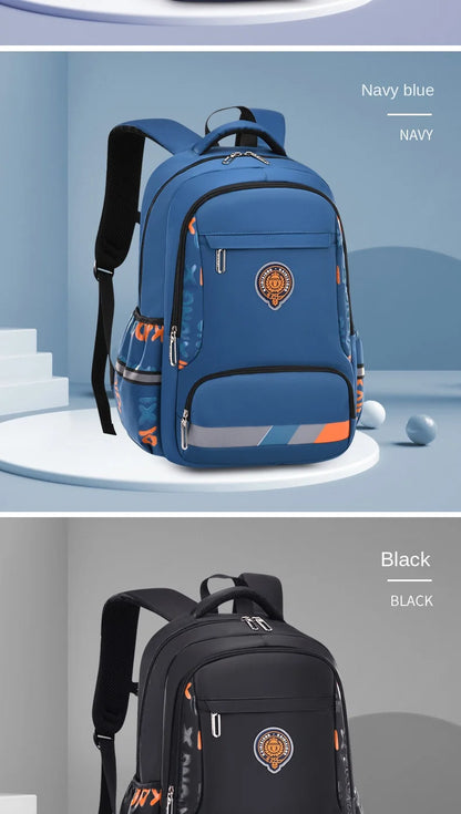 Waterproof Orthopedic School Backpack – Durable & Comfortable Book Bag for Boys & Primary Students!