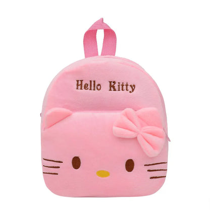 Sanrio Plush Bag Kawaii Hello Kitty Backpack Baby Candy Bag Cartoon Anime Kids Kindergarten Plush Schoolbag Plush Birthday Gift