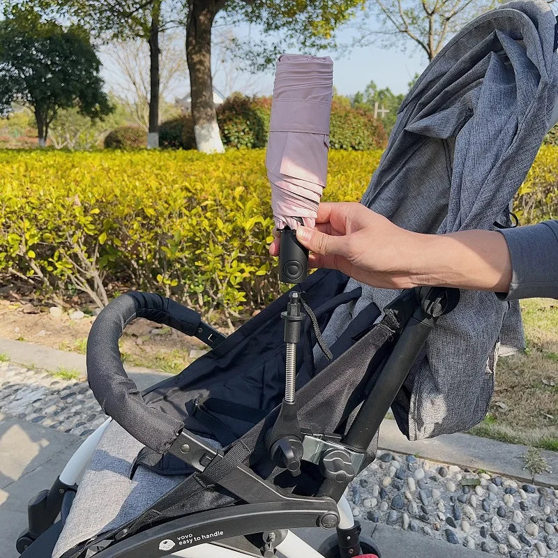 Universal Baby Stroller Umbrella Adjustable Pram Shade Umbrella Uv Sunshade For Stroller Accessories Foldable Parasol for Travel