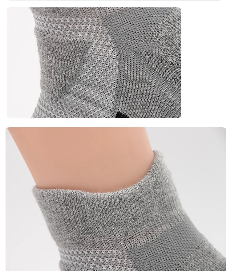 3/6/12 Pairs Mesh Sports Terry Socks – Cushioned, Moisture-Wicking Socks for Running, Hiking & Cycling