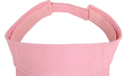 Summer Sun Hats Men Women Cotton Adjustable Visor UV Protection Top Empty Solid Sport Tennis Golf Running Sunscreen Baseball Cap