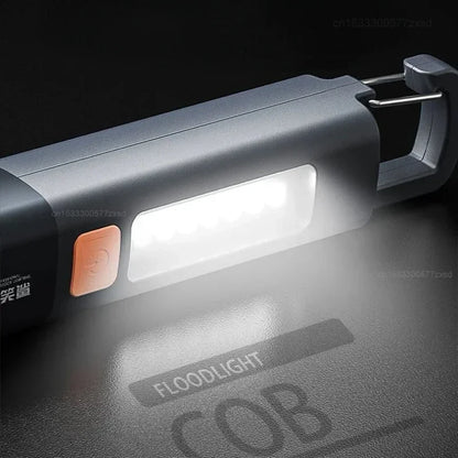 Xiaomi Outdoor Flashlight – Portable Strong Light with Variable Focus, Floodlight Side Lights & Long Range Rechargeable Flashlight