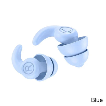Sleep Soundly & Swim Confidently: Premium Waterproof Anti-Noise Silicone Earplugs for Ultimate Soundproof Comfort!