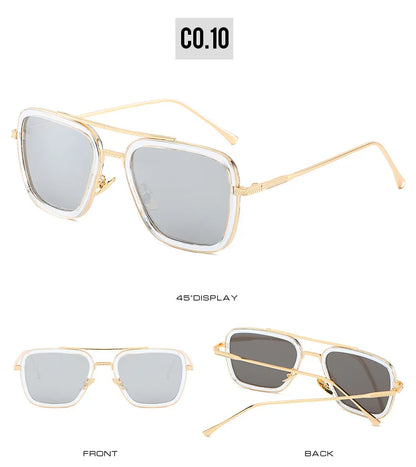 Tony Stark Glasses Men Women Sunglasses Iron man Eyewear Steampunk Sun Glasses Male Goggles