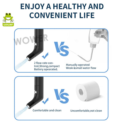 🚿 Wower Portable Electric Bidet – Rechargeable 2.3L Shattaf for Personal Hygiene, Travel & Camping! ✨💦