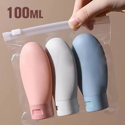 Travel Refillable Bottle Set – Perfect for Cosmetics, Lotion, Shampoo & Toiletries 💧