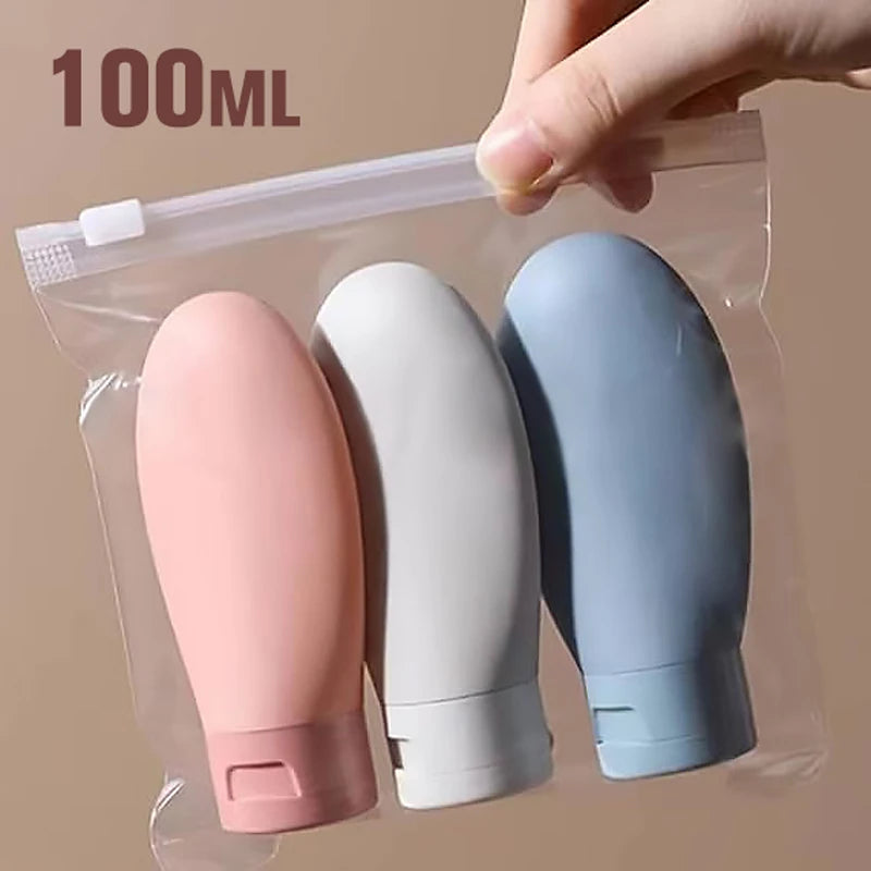 Travel Refillable Bottle Set – Perfect for Cosmetics, Lotion, Shampoo & Toiletries 💧