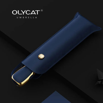 OLYCAT Flat Automatic Umbrella Woman Ultralight Travel Sun Umbrella Luxury Anti UV Portable Parasol Umbrella