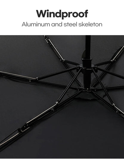Parachase Flat Rain Umbrella Woman Lightweight 143g Foldable Mini Umbrella Pocket Portable Travel Folding Umbrella Windproof