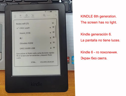 Kindle E-Book Reader – 6'' E-Ink Touchscreen, Paperwhite & Standard Models Available