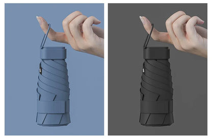 ☀️ UPF50+ Mini Folding Umbrella – Ultra-Compact, UV-Protective & Waterproof for Travel & Everyday Use! ☔✨