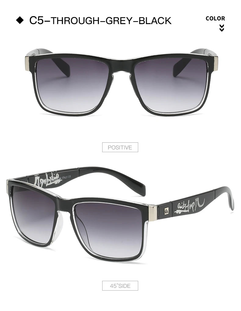 QUIKSILVER Classic Square Sunglasses – UV400 Protection for Men & Women 🌊🏄‍♂️