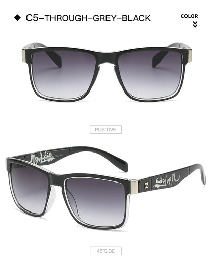 QUIKSILVER Classic Square Sunglasses Men Women Sports Outdoor Beach Surfing Sun Glasses UV400 Goggles