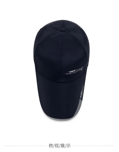 Fashion Adjustable Baseball Cap Sports Caps Solid Sun Hat Casual Snapback Hat Outdoor Nylon Hip Hop Hats for Men Women Unisex
