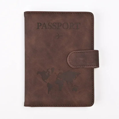 Passport Covers for Women & Men – Letter Print Passport Holder, Flight Ticket Clips, ID & Credit Card Holder, Travel Organizer