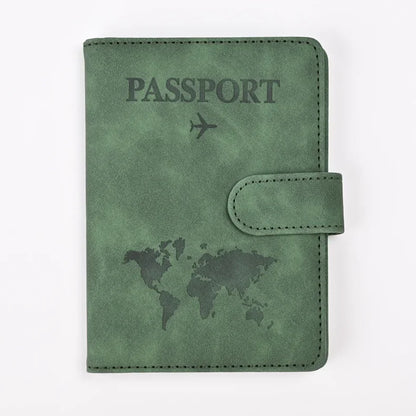 Passport Covers for Women & Men – Letter Print Passport Holder, Flight Ticket Clips, ID & Credit Card Holder, Travel Organizer