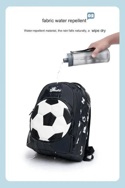 Football-Themed School Backpack – Durable & Stylish Travel Bag for Boys & Teenagers!
