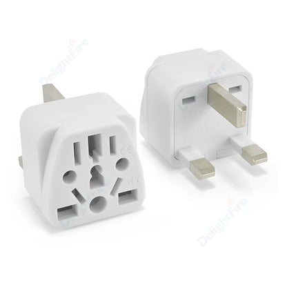 10A UK Plug Adapter – Type G Universal Travel Charger | EU/US/AU to UK Converter for British, Singapore, Malaysia Power Sockets