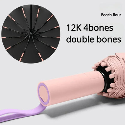 ☔ 72-Bone Windproof Automatic Umbrella – Reinforced, Large & UV-Protective for Ultimate Storm Protection! ☀️🌪️✨