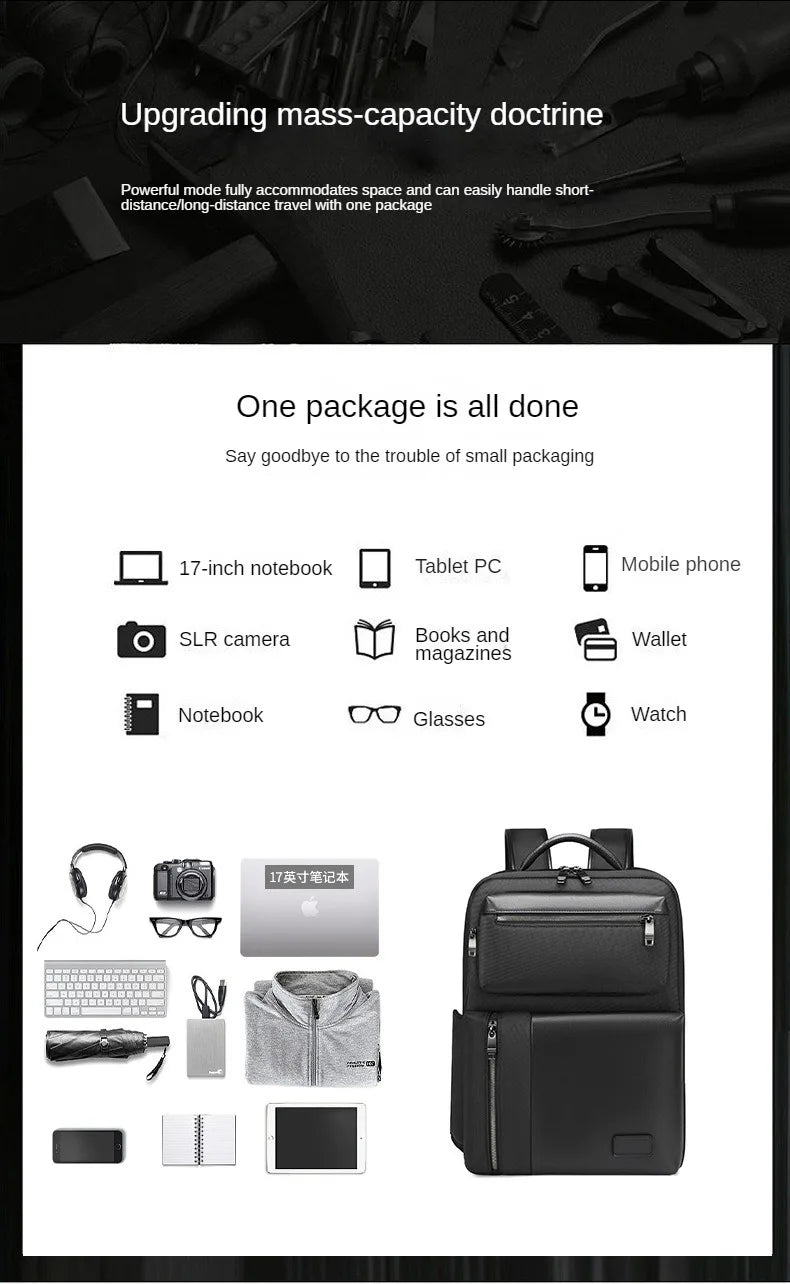 Waterproof Backpack Travel Bag Laptop backpack Large Capacity Backpacks Business Bag Detachable Backpack Dual-purpose Bag