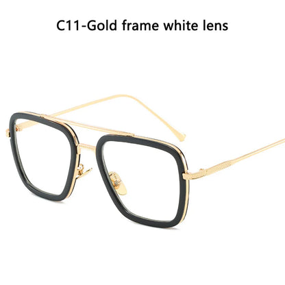 Tony Stark Glasses Men Women Sunglasses Iron man Eyewear Steampunk Sun Glasses Male Goggles