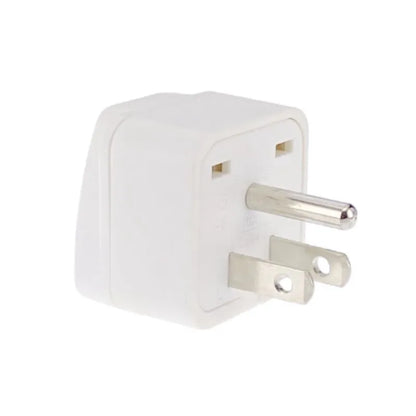US Travel Plug Adapter EU/UK/AU/in/CN/JP/Asia/Italy/Brazil to USA (Type B), 3 Prong Grounded USA Wall Plug international