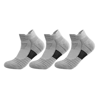 3/6/12 Pairs Mesh Sports Terry Socks – Cushioned, Moisture-Wicking Socks for Running, Hiking & Cycling