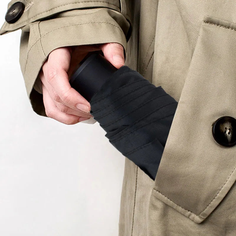 ☀️☔ Ultra-Light Mini Pocket Umbrella – Compact, Windproof & UV-Protective for Travel & Outdoor Use! 🌦️✨