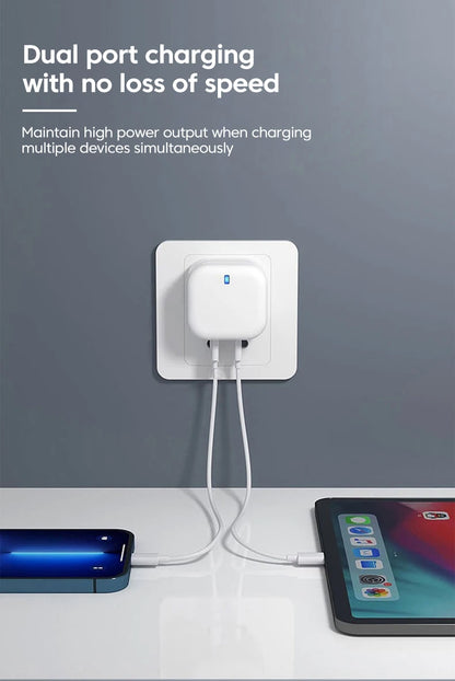 ⚡ PD 20W Fast Charger – Quick & Powerful Charging for iPhone, Samsung & More