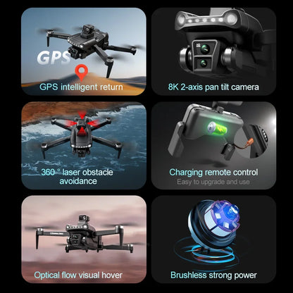 Xiaomi MIJIA V198GPS Drone 5G GPS Professional 8K HD Aerial Photography Dual Camera Laser Obstacle Avoidanc Brushless Quadrotor
