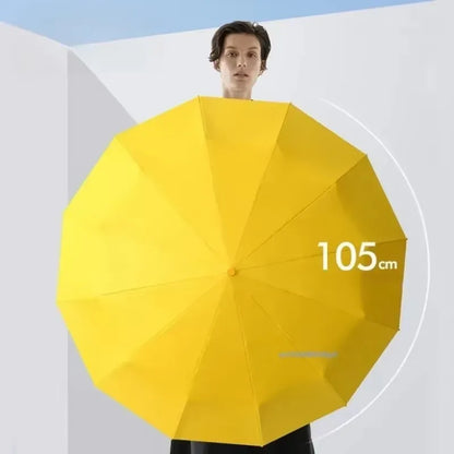 ☔ 72-Bone Windproof Automatic Umbrella – Reinforced, Large & UV-Protective for Ultimate Storm Protection! ☀️🌪️✨