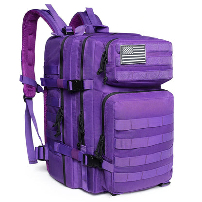QT&QY Tactical Backpacks Outdoor 45L Large Capacity Man 3 Days Molle Hking Bags For Outdoor Trekking Camping Backpack