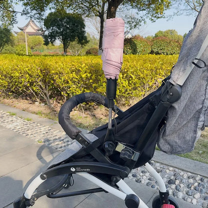 Universal Baby Stroller Umbrella Adjustable Pram Shade Umbrella Uv Sunshade For Stroller Accessories Foldable Parasol for Travel