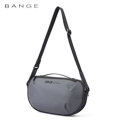 BANGE Men's Waterproof Crossbody Bag – Large Capacity Anti-Theft Sling Shoulder Bag for Travel & Daily Use