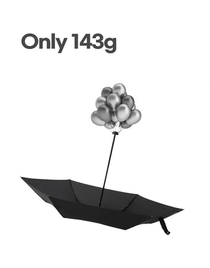 Parachase Flat Rain Umbrella Woman Lightweight 143g Foldable Mini Umbrella Pocket Portable Travel Folding Umbrella Windproof