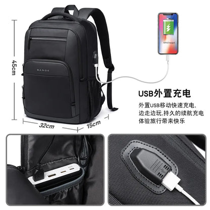 Bange Men's Designer Laptop Bag – School Bags for Boys, Tactical Business & Sports Travel Backpack for Men