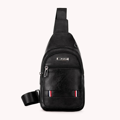 Men's Anti-Theft Chest Shoulder Bag – Casual Multi-Pocket Crossbody & Waist Tote