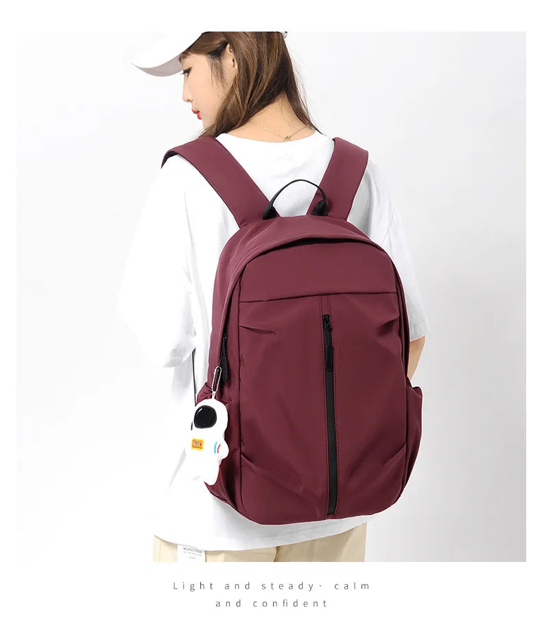 Fashion 35L High Capacity Waterproof Backpack – Trendy Laptop School Travel Bag for Men and Women