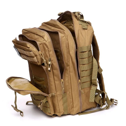 1000D Nylon Waterproof Tactical Backpack – Outdoor Rucksack for Camping, Hiking, Trekking, Fishing & Hunting (25L/50L)