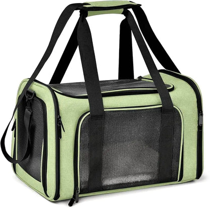 Cat Carriers Dog Carrier Pet for Small Medium Cats Dogs Puppies up to 15 Lbs, TSA Airline Approved Soft Sided