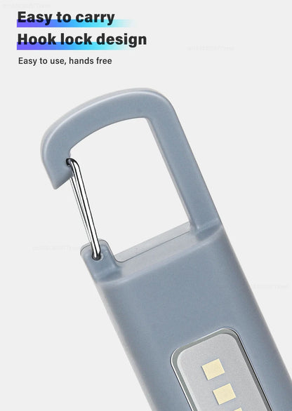 New Xiaomi Portable LED Flashlight – USB Rechargeable, Zoomable Torch for Outdoor Camping, Hiking & Emergency Use