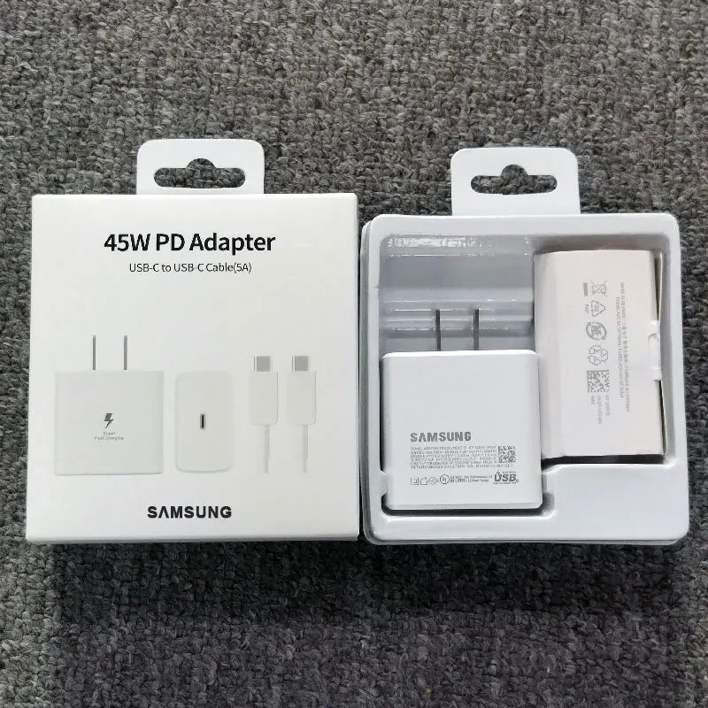 Samsung 45W Super Fast Charger – US Plug Adapter for Galaxy S, Note & Z Series!