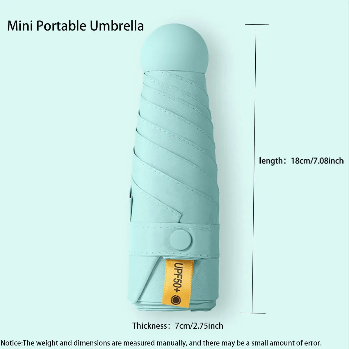 ☀️☔ Ultra-Light Mini Folding Travel Umbrella – Compact, Waterproof & Perfect for Sun & Rain! 🌦️✨