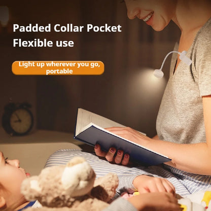 Portable LED Book Light – Eye Protection 360° Clip-On Desk Lamp for Reading, Travel & Bedroom