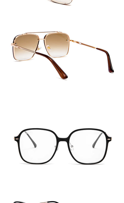 CHCH Sunglasses New Large Frame Gradient Women's Toad Glasses Men's Outdoor Fashion Glasses Beach Glasses