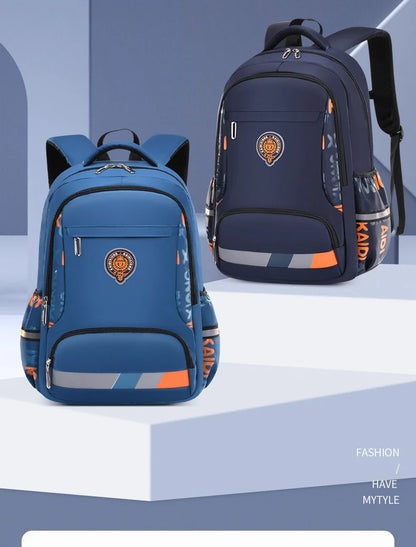 Waterproof Orthopedic School Backpack – Durable & Comfortable Book Bag for Boys & Primary Students!